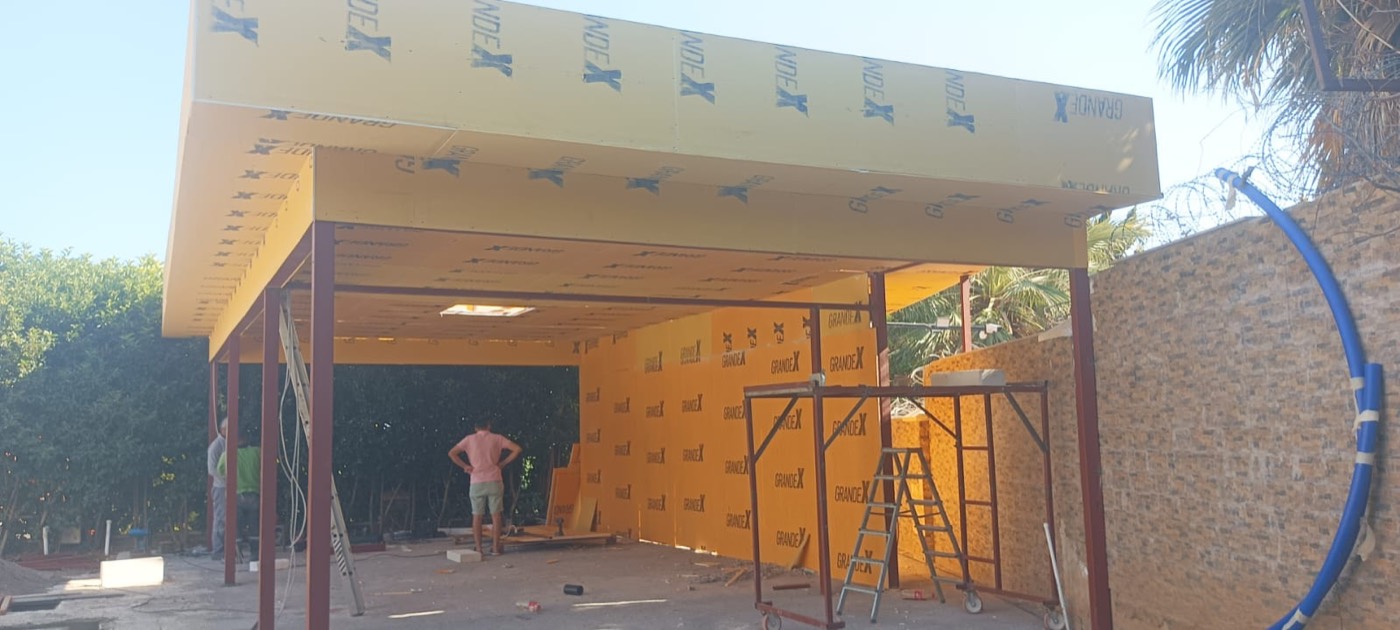 Çelik karkas otopark gölgelik imalatı